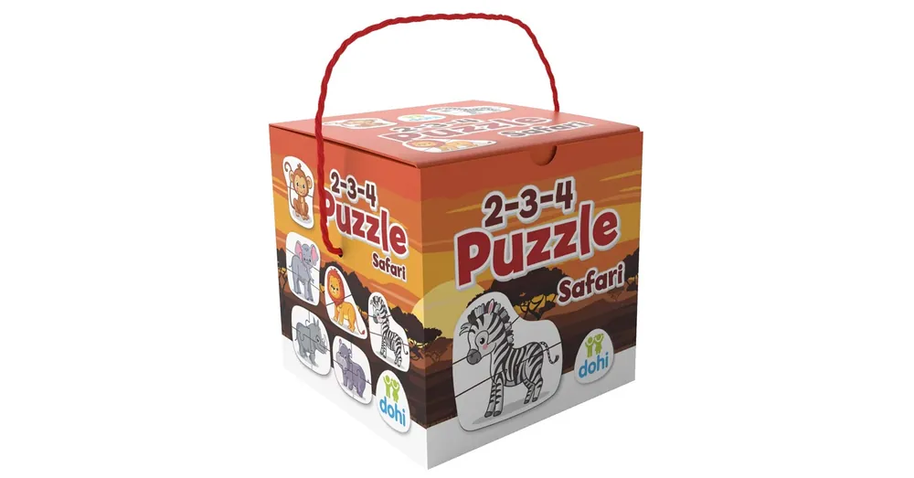 Azonnal elérhető 2–3-4 Darabos Puzzle – Safari