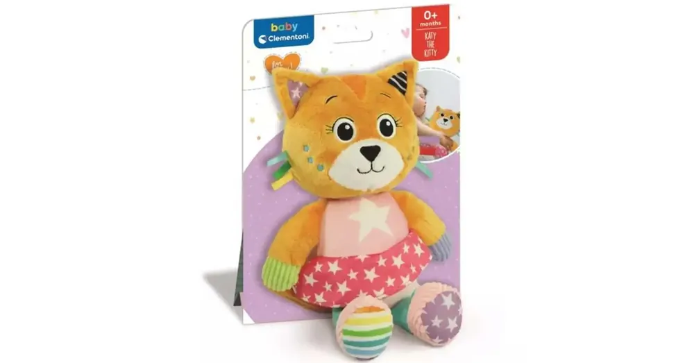 Clementoni baby Első Cica plüssöm Gyors kiszállítás