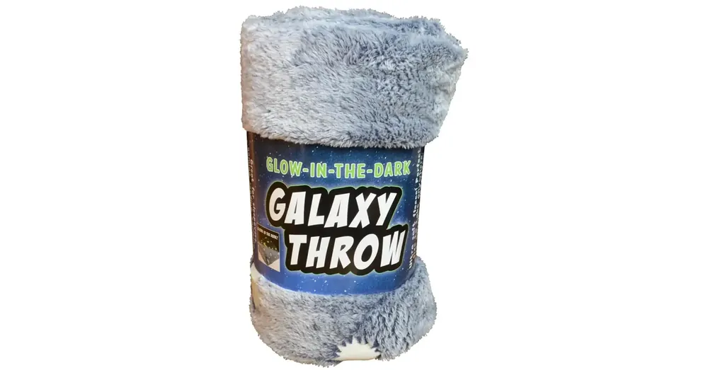 BuddyBarney Sötétben világító takaró galaxis mintával 152×127 cm Biztonságos fizetés