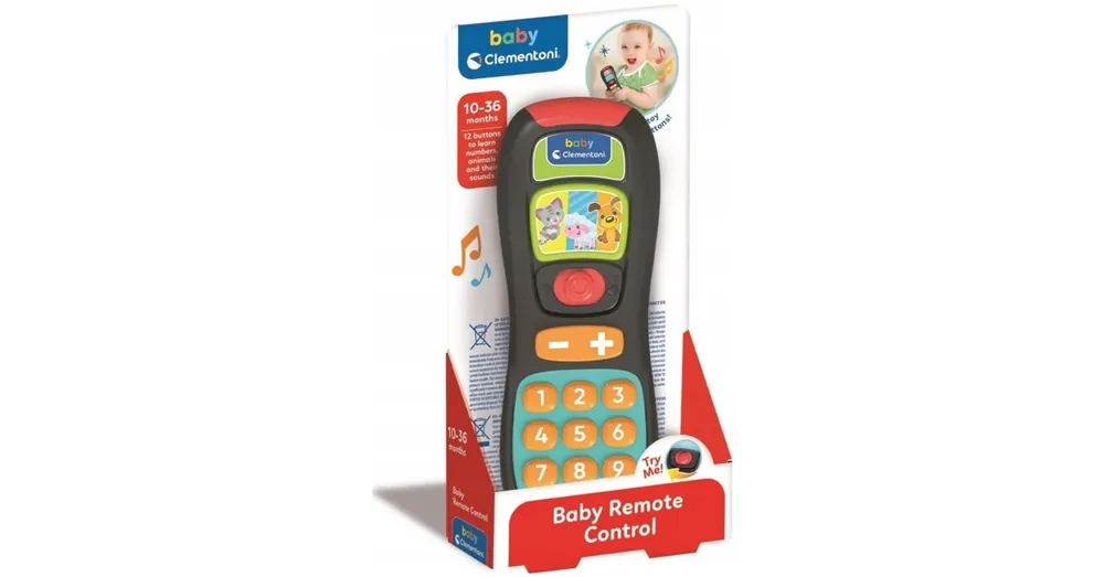 Clementoni Baby Első távirányítóm bébijáték fény és hang effektekkel Azonnal elérhető