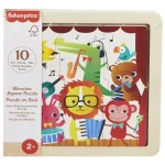 Fisher-Price Zenélő állatkák fa kirakós táblácska – Mattel Kedvezményes ár