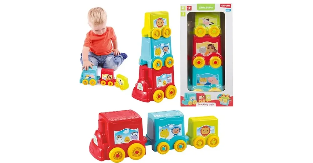 Szuper akció Little Stars vonatos rakosgató játék