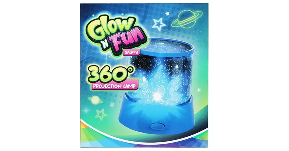 Biztonságos fizetés Glow N Fun projektoros lámpa világűr mintával
