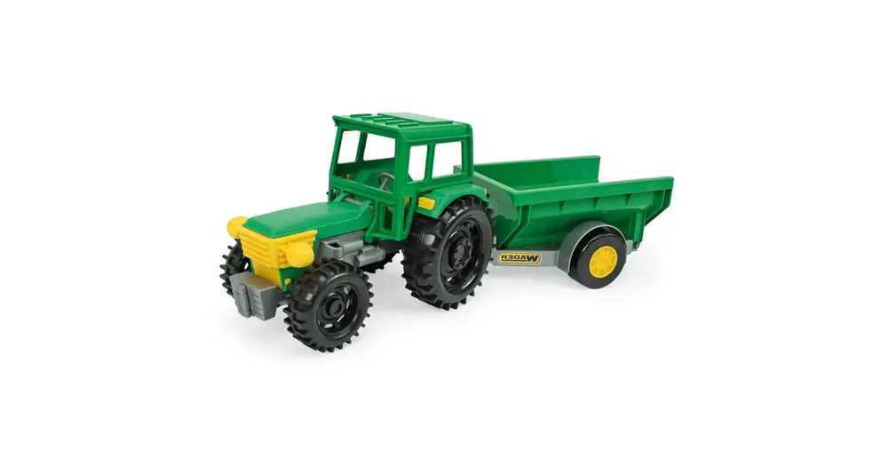 Zöld traktor billenős pótkocsival 38,5 cm – Wader Bestseller