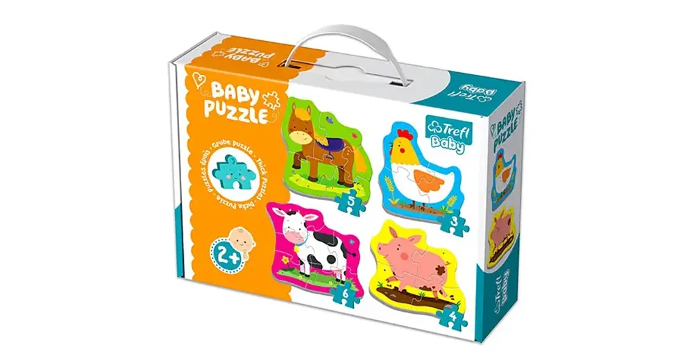 Kisállatok a farmon bébi puzzle szett – Trefl Újdonság