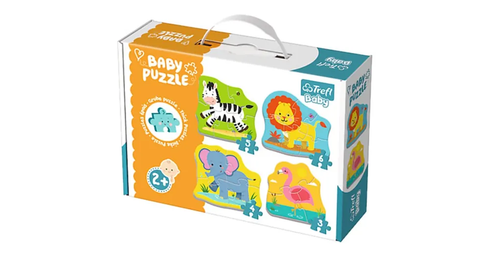 Kedvezmény Szafari állatok bébi puzzle szett – Trefl