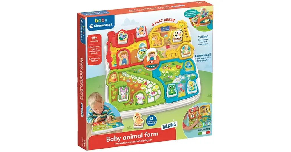 Interaktív állatfarm bébijáték – Clementoni baby Biztonságos fizetés