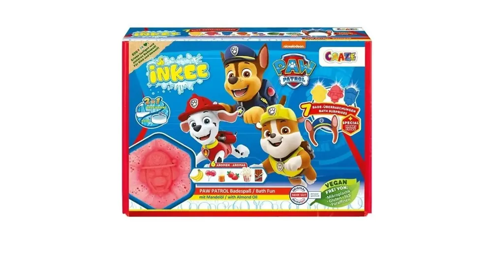 Craze Inkee Mancs őrjárat nagy vegán fürdőszett Olcsóbb