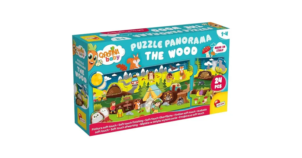 Olcsóbb Carotina baby Az erdő panoráma puzzle 24 db-os – Lisciani