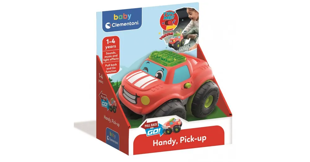 Handy, hátrahúzós baby pick-up autó hanggal és fénnyel – Clementoni Különleges ajánlat
