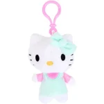 Hello Kitty plüss táskaklipp, 12 cm – mentazöld Szezonális akció