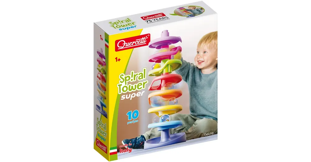 Árengedmény Quercetti Spirál torony golyópálya 10 db-os szett