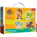 Vásárlói kedvenc Jurassic World Aranyos dinoszauruszok – Első Baby puzzle 3–4-5–6 db-os – Trefl