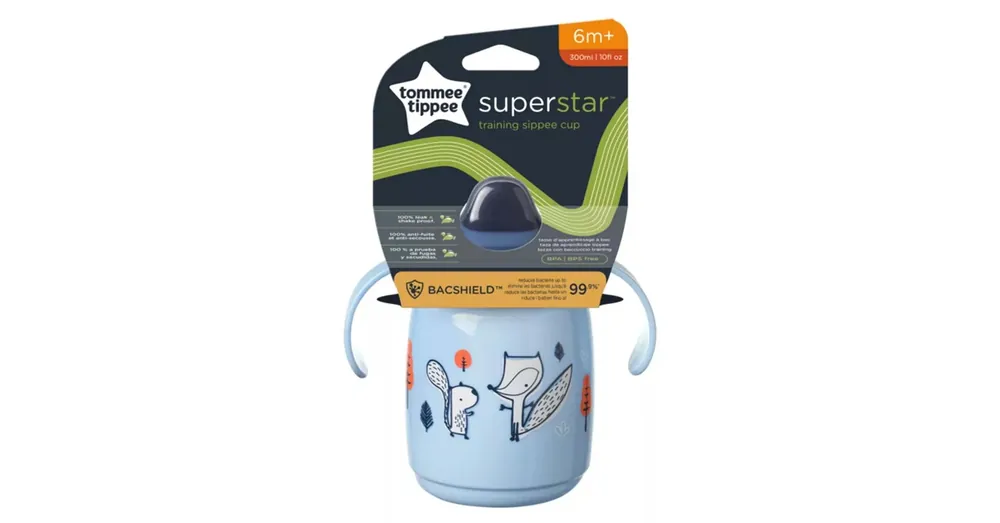 Tommee Tippee Superstar Itatópohár kék színben 300ml (6 hó+) Népszerű