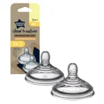 Tommee Tippee Anti-Colic közepes folyású etetőcumi (3 hó+) 2 db Biztonságos vásárlás