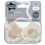 Tommee Tippee Anytime 2 db-os ortodontikus cumi szett több változatban (0–6 hó) Prémium