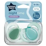 Tommee Tippee Night Time 2 db-os fluoreszkáló ortodontikus cumi szett több változatban (18–36 hó) Expressz szállítás