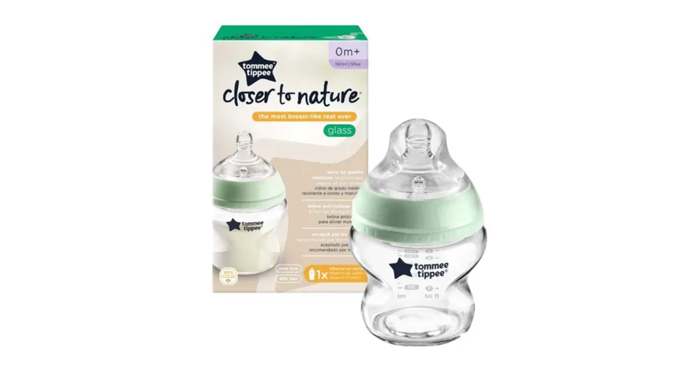 Tommee Tippee Closer To Nature átlátszó üveg cumisüveg 150ml (0 hó+) Ne maradj le