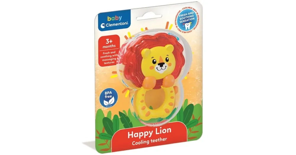 Expressz kézbesítés Happy Lion oroszlános hűsítő rágóka – Clementoni Baby