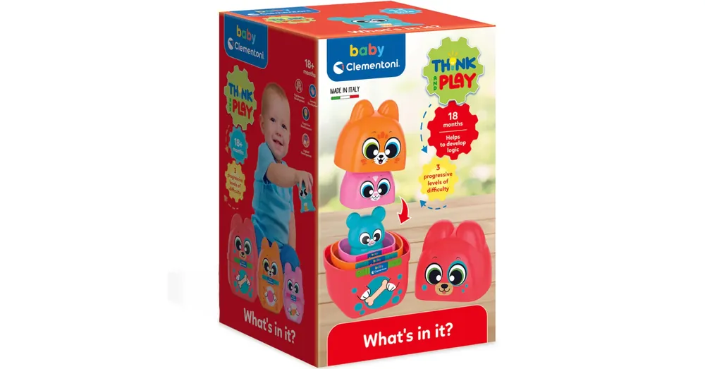Akció Mi van benne? állat figurák játékszett – Clementoni Baby
