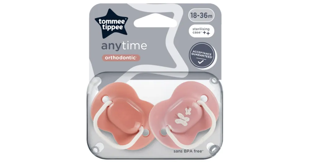 Tommee Tippee Anytime játszócumi 2 db-os szett többféle változatban (18–36 hó) Szuper ajánlat