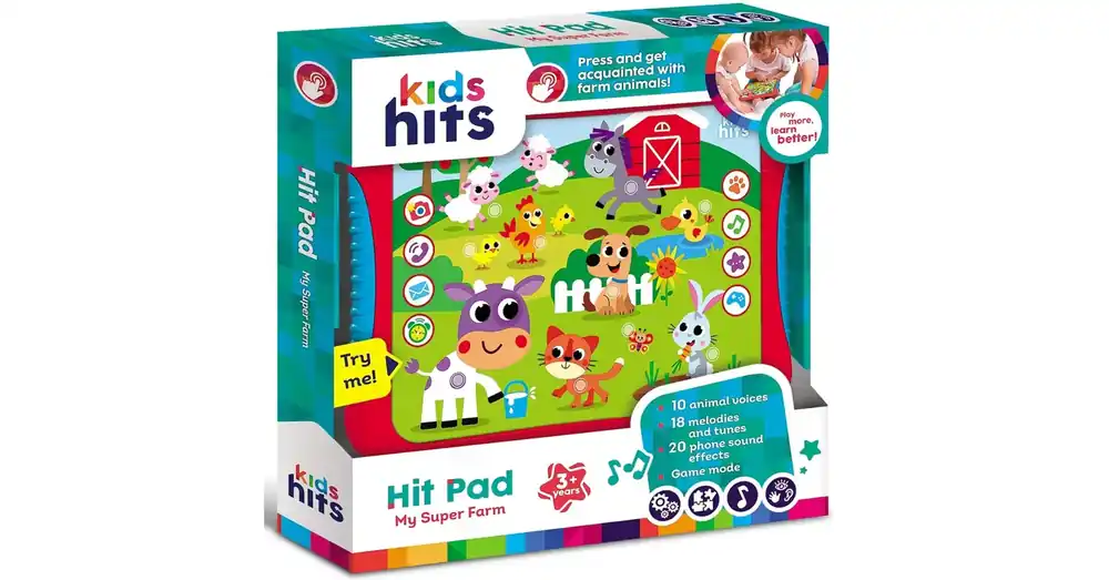 Kids Hits Hit Pad - Szuper farmom interaktív tanulójáték Vedd meg most