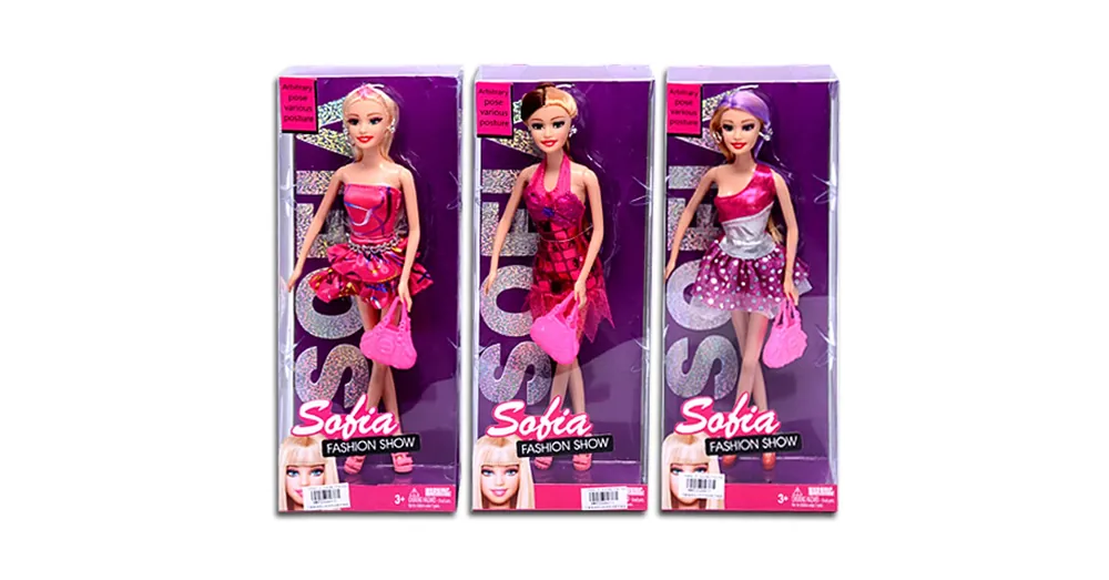 Gyors kiszállítás Sofia Fashion Show baba pink ruhában 3 változatban