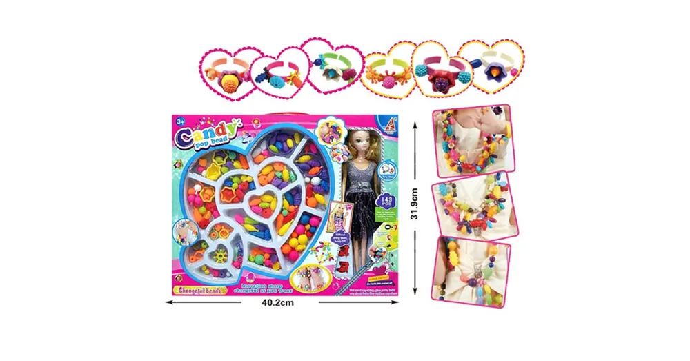 Vedd meg online Candy ékszerkészítő szett babával