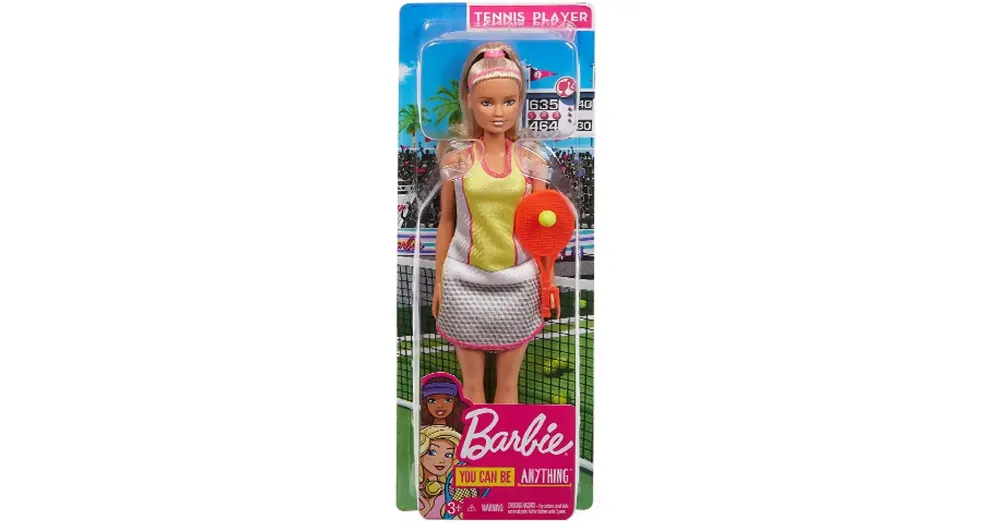 Alacsony ár Barbie Lehetsz Bármi Teniszjátékos Barbie karrierbaba – Mattel