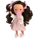 Árengedmény Llorens Miss Minis Dana Star 26 cm-es baba nyalókával