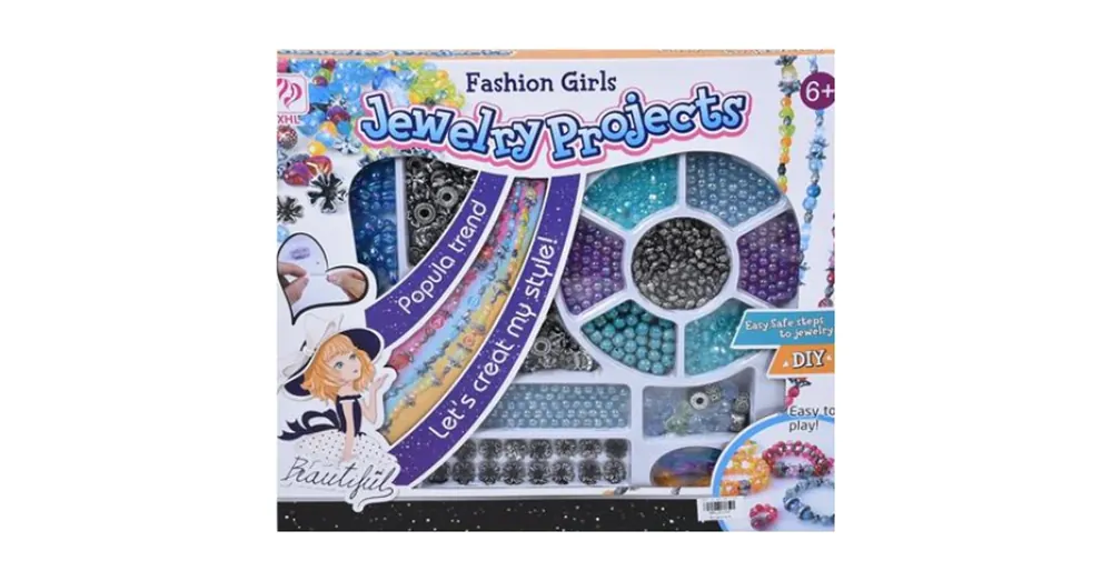Korlátozott ajánlat Jewelry Projects DIY nagy ékszerkészítő szett kékes színekkel