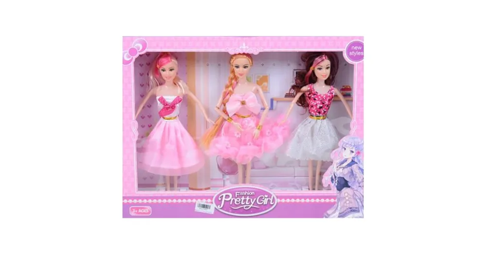 Fashion Girl 3 db-os divat baba szett 30 cm-es Olcsóbb