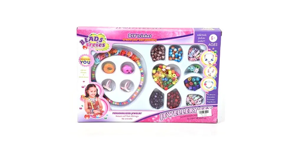 Outlet Beads Series ékszerkészítő szett gyöngyökkel, gyűrűvel és kiegészítőkkel
