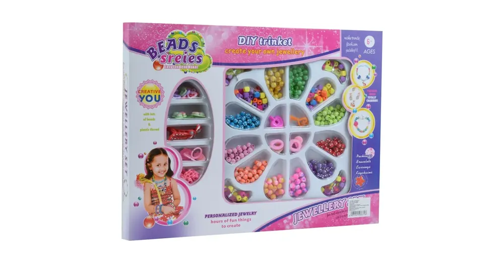 Beads Series ékszerkészítő szett gyöngyökkel, medállal és hajcsattal Akció