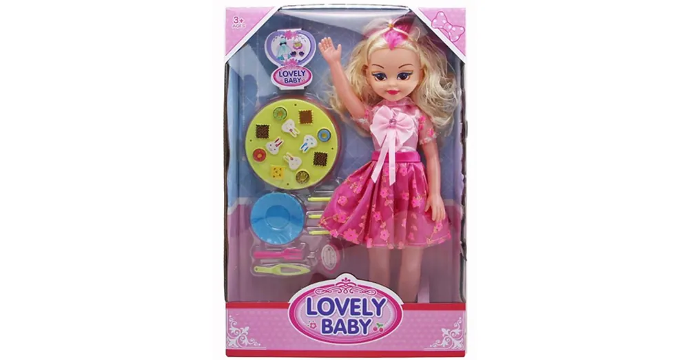 Lovely baba hanggal és konyhai felszereléssel 46 cm-es Biztonságos fizetés