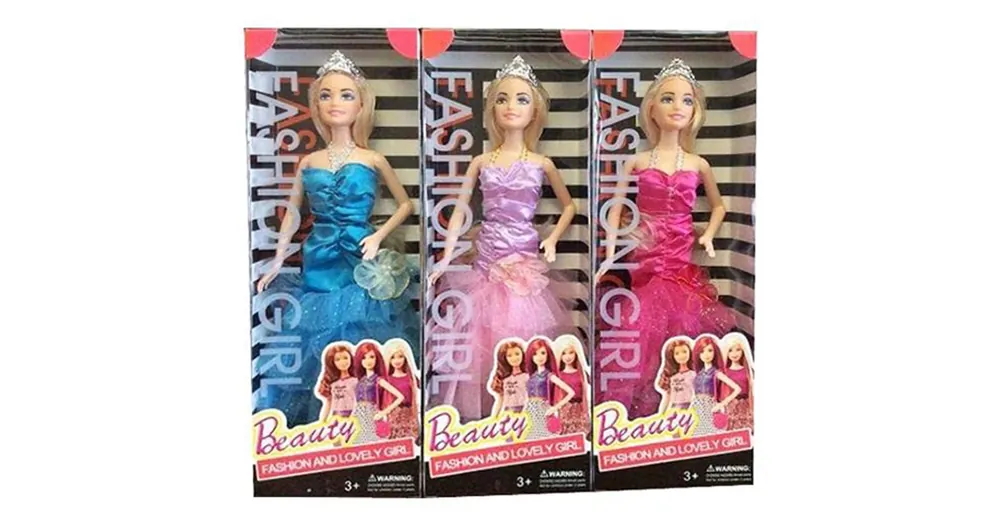 Azonnal elérhető Fashion Girl divatbaba estélyi ruhában 30 cm háromféle változatban