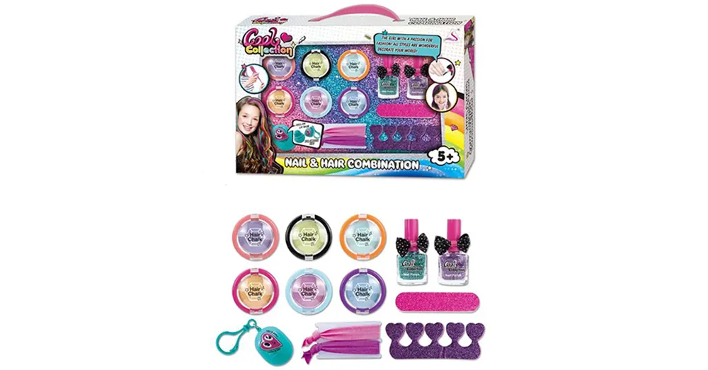 Cool Collection köröm és hajdíszítő stúdió 13 db-os készlet Csak ma