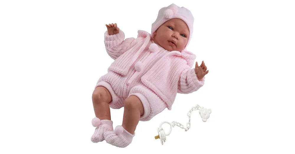 Kiárusítás Újszülött síró lány baba 40 cm