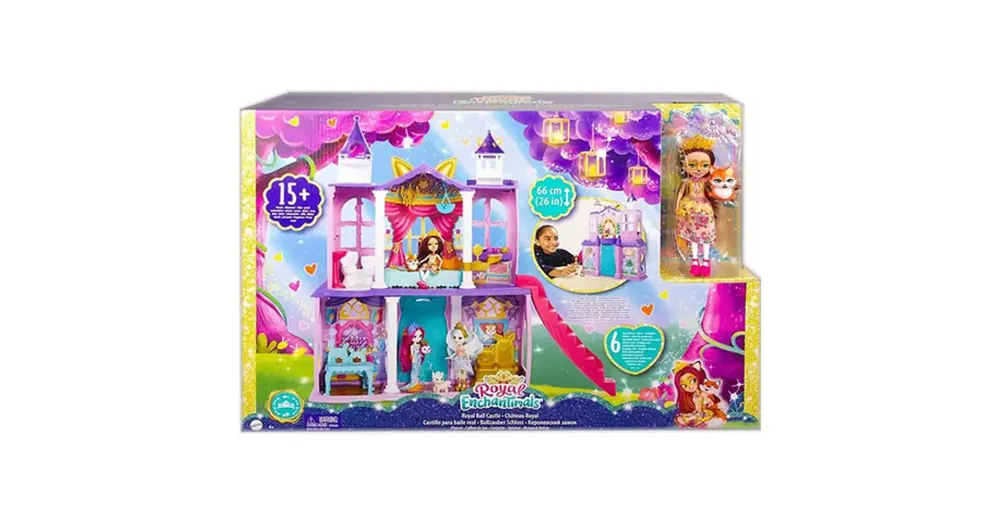 Expressz szállítás Enchantimals Királyi kastély Felicity Fox babával – Mattel