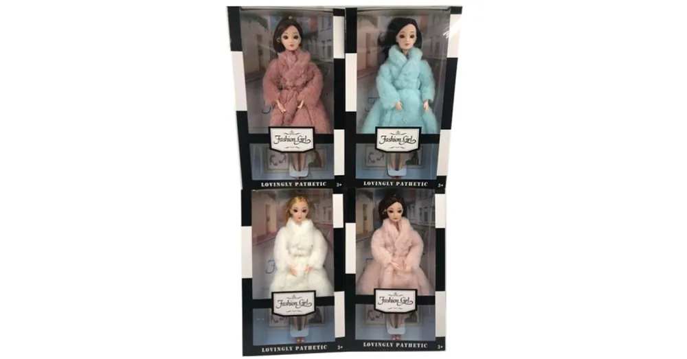 Népszerű Fashion Girl baba szőrme kabátban több változatban