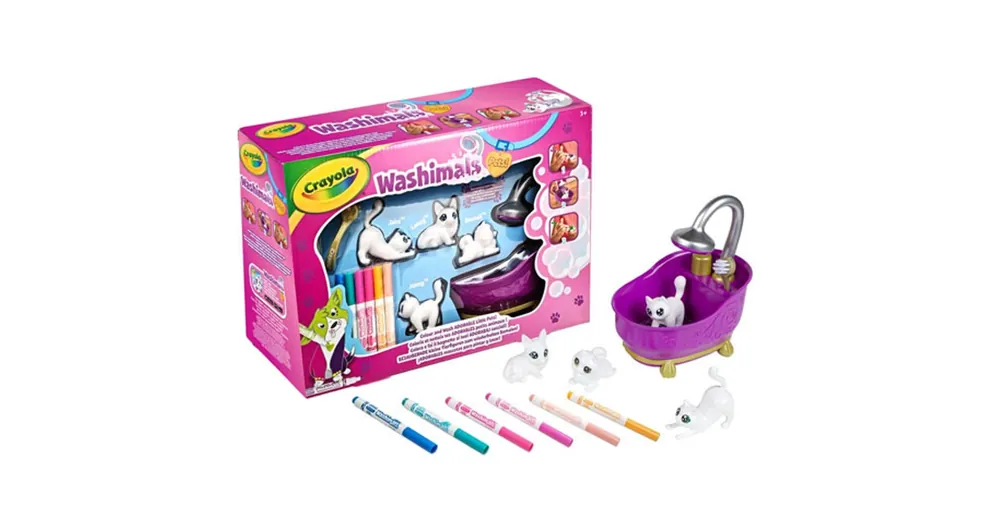 Crayola Washimals Mágikus állatkák fürdőkáddal Kedvezmény