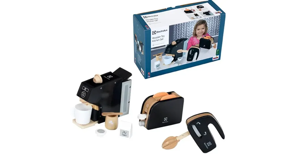 Olcsó Electrolux fa konyhai garnitúra 3 db-os készlet – Klein Toys