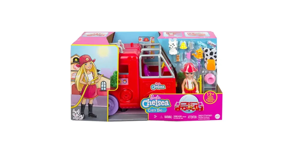 Barbie Chelsea tűzoltóautó játékszett – Mattel Szuper ajánlat