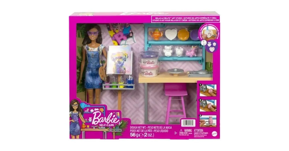 Vedd meg most Barbie Feltöltődés műterem játékszett babával – Mattel