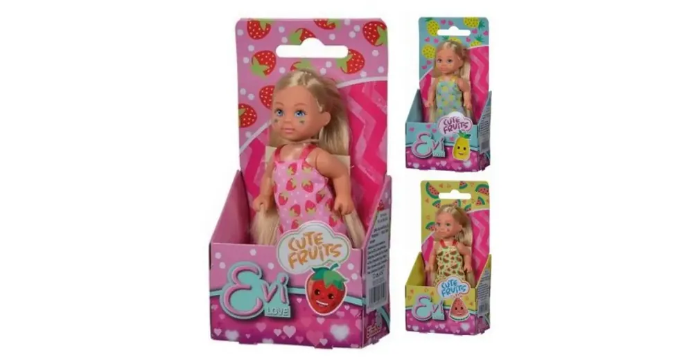 Legnépszerűbb Évi Love Cute Fruits Gyümölcs babák több változatban 12 cm-es – Simba Toys