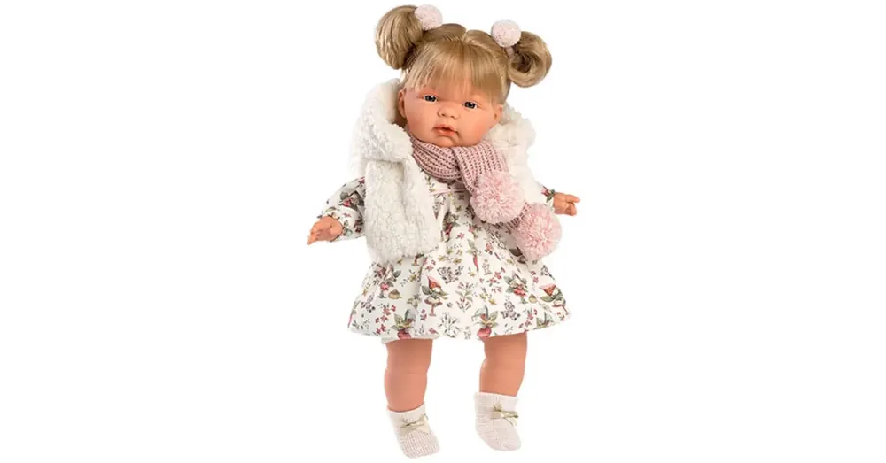 Olcsó Llorens Joelle 38 cm-es síró baba tündéres ruhában
