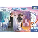 Akció Jégvarázs SuperMaxi kétoldalas 3 az 1-ben puzzle 24 db-os