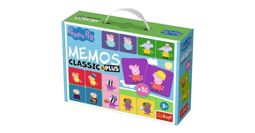 Peppa malac Classic Plus memória játék 36 db-os – Trefl Árengedmény