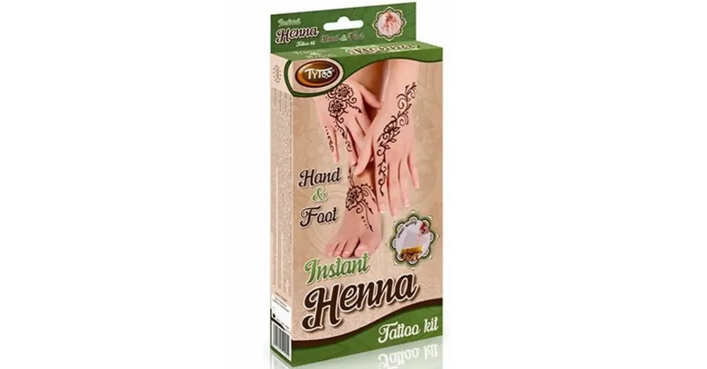 Akció TyToo Instant Henna szett Kéz és láb mintákkal