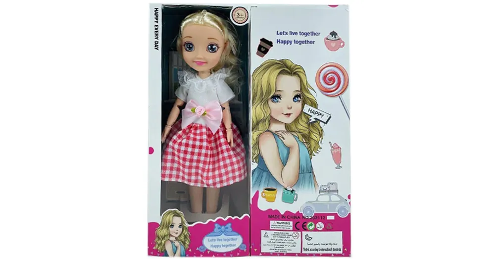 Outlet Jenny baba fénnyel és hanggal 30 cm